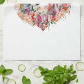 Greyhound Dog Mom Floral Theedoek (Gevouwen)