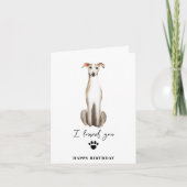 Greyhound Dog Mum Puppy Pets Pawdag Kaart (Voorkant)