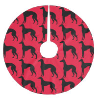 Greyhound Dog Pattern Black Silhouette