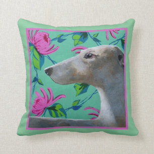Greyhound Dog Pillow Kussen
