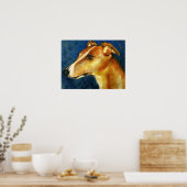 Greyhound Dog Portret Fine Art Prints (Keuken)