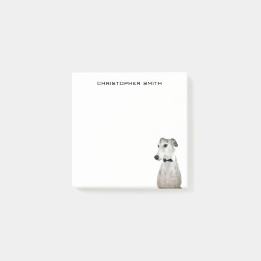 Greyhound Dog Post-it® Notes (Voorkant)