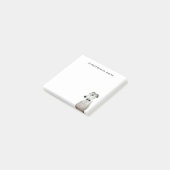 Greyhound Dog Post-it® Notes (Schuin)