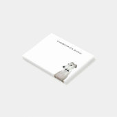 Greyhound Dog Post-it® Notes (Schuin)