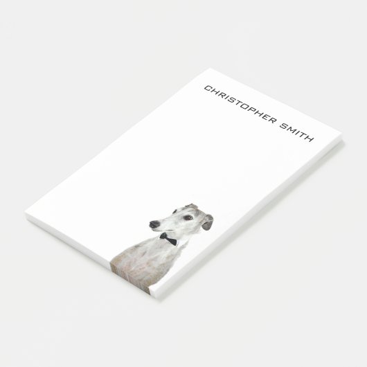 Greyhound Dog Post-it® Notes (Schuin)