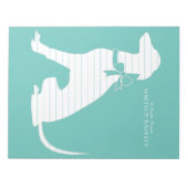 Greyhound Dog Puppy Notitieblok (Voorkant)