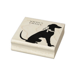 Greyhound Dog Puppy Rubberstempel