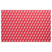 Greyhound Dog Silhouette Pet Red Stof (Fat Quarter)