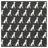 Greyhound Dog Silhouette Pet Stof (Swatch)