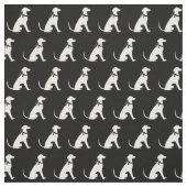 Greyhound Dog Silhouette Pet Stof (Swatch)