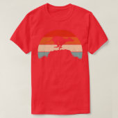 Greyhound Dog Sunset T-shirt (Design voorkant)