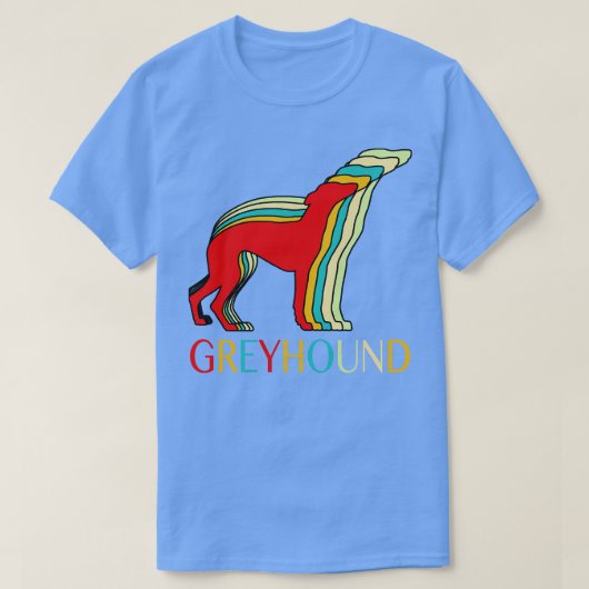 Greyhound Dog T-shirt (Design voorkant)
