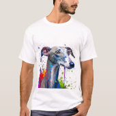 Greyhound Dog T-shirt (Voorkant)