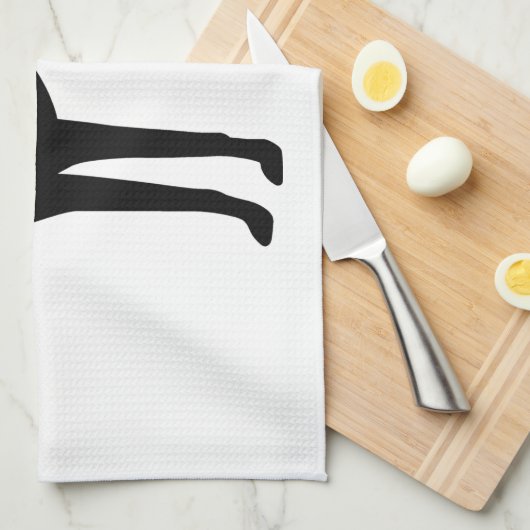 Greyhound Dog Theedoek (Quarter Fold)