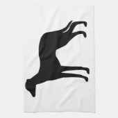 Greyhound Dog Theedoek (Verticaal)