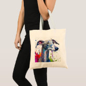 Greyhound Dog Tote Bag (Voorkant (product))