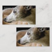 Greyhound Dog Visitekaartjes (Voorkant / Achterkant)