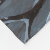 Greyhound Dogs Christmas Snow Holiday Fleece Deken (Hoek)