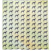 Greyhound Douchegordijn (Voorkant)