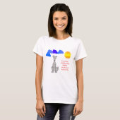 Greyhound elke dag is een goede dag T-shirt (Voorkant volledig)