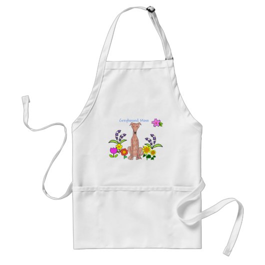 Greyhound Fawn Ma Apron Standaard Schort (Voorkant)
