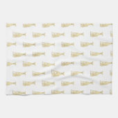 Greyhound (Fawn) Theedoek (Horizontaal)