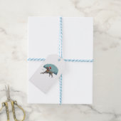 Greyhound feestelijke sprint cadeaulabel (Met Touw)