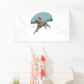 Greyhound Feestelijke Sprint hond Spandoek (Insitu)