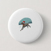 Greyhound feestelijke sprint ronde button 5,7 cm (Voorkant)