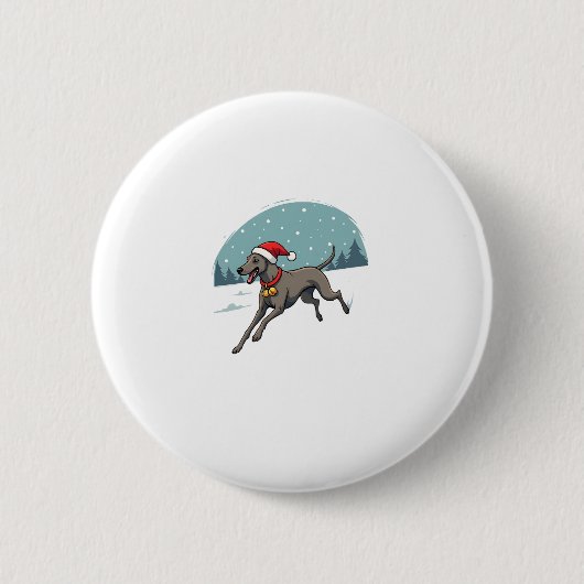 Greyhound feestelijke sprint ronde button 5,7 cm (Voorkant)