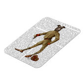 Greyhound Fencer Dark Full 2 Magneet (Linkerzijde)