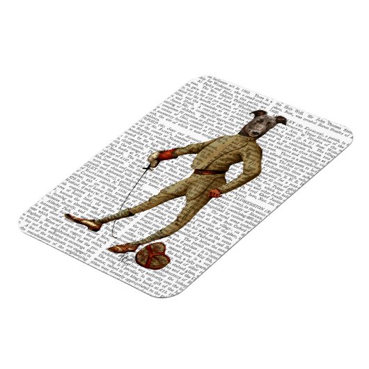 Greyhound Fencer Dark Full 2 Magneet (Linkerzijde)