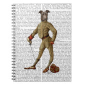 Greyhound Fencer Dark Full 2 Notitieboek (Voorkant)