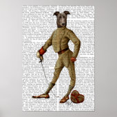 Greyhound Fencer Dark Full Poster (Voorkant)