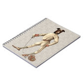 Greyhound Fencer in Cream Full 2 Notitieboek (Linkerzijde)