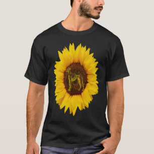 Greyhound for Women Mannen Dog Pet Racer Sunflower T-shirt