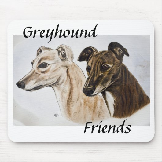 Greyhound Friends Muismat (Voorkant)