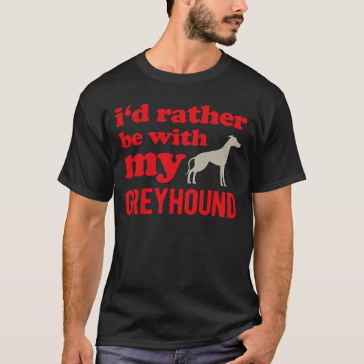 Greyhound Funny T-shirt (Voorkant)