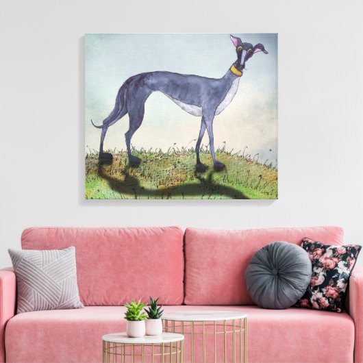 GREYHOUND g919 Canvas Afdruk (Insitu (Woonkamer))