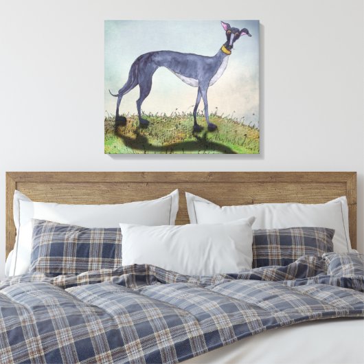 GREYHOUND g919 Canvas Afdruk (Insitu (Slaapkamer))