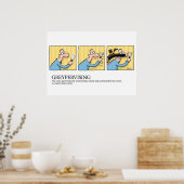 Greyhound Glossary Greypervising Poster (Keuken)