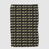 Greyhound Golfhanddoek (Voorkant)