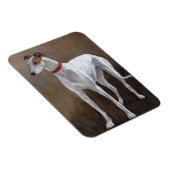 Greyhound Gus Hond Art Magnet Magneet (Rechterzijde)