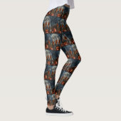 Greyhound Halloween Griezelen Leggings (Rechts)