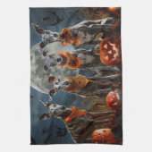 Greyhound Halloween Spoken Theedoek (Verticaal)