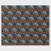 Greyhound Halloween Spooky Cadeaupapier (Vlak)