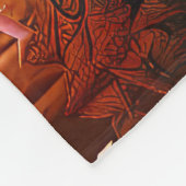 Greyhound Halloween Spooky Fleece Deken (Hoek)