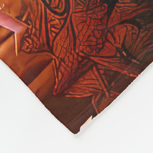 Greyhound Halloween Spooky Fleece Deken (Hoek)