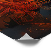 Greyhound Halloween Spooky Poster (Hoek)