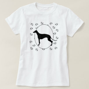Greyhound Hearts en Pawprints T-shirt